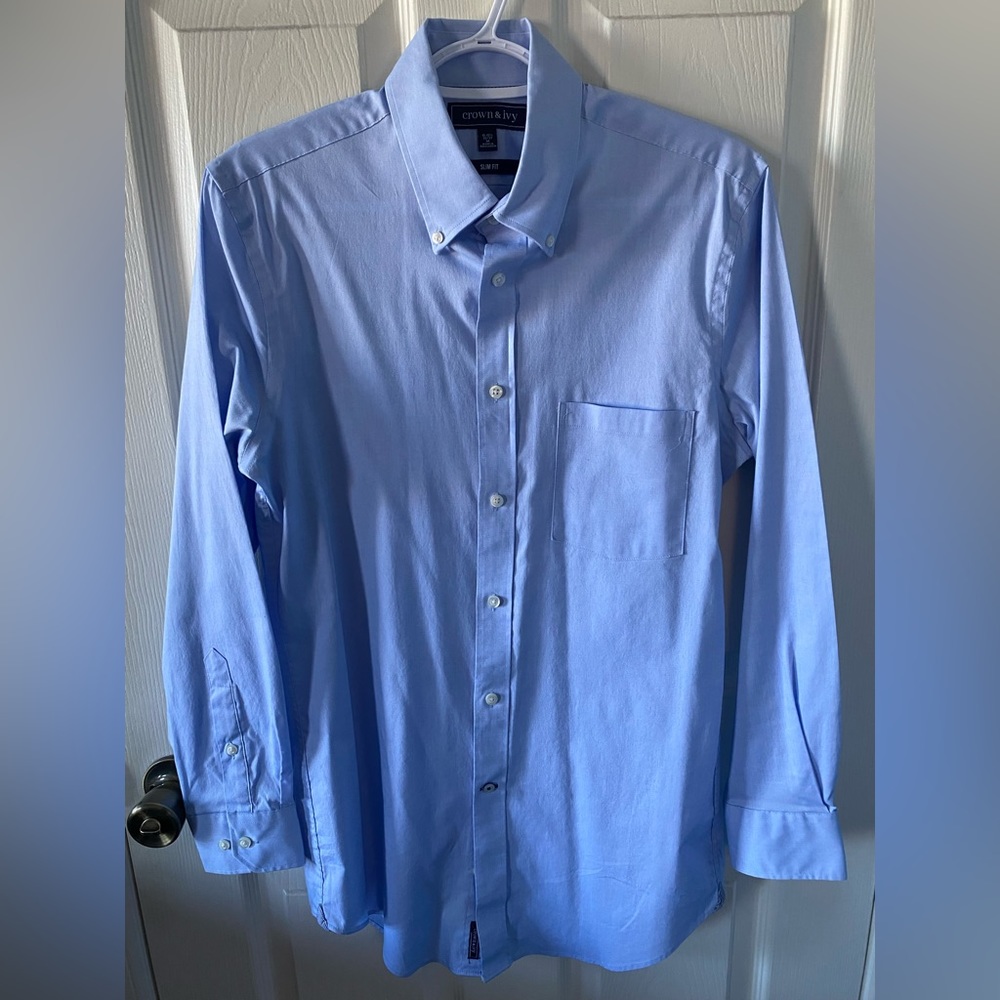 Crown and Ivy slim fit dress shirt.